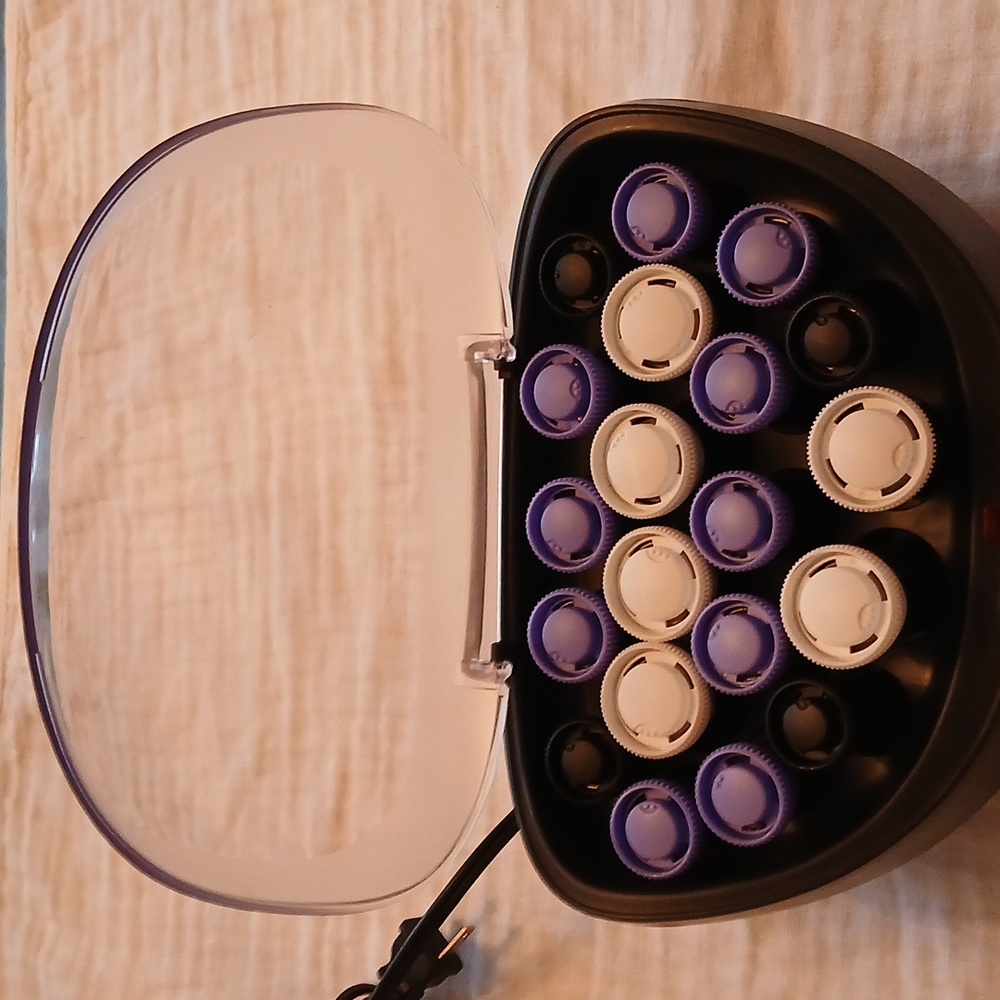 Remington Ionic Conditioning Hair Setter, 20 Velvet Hair Rollers